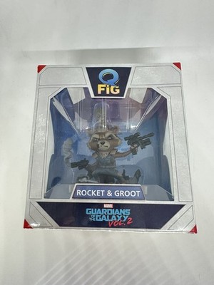 Rocket Raccoon & Groot Marvel Guardians of The Galaxy Vol. 2 Figurine Q Fig NEW