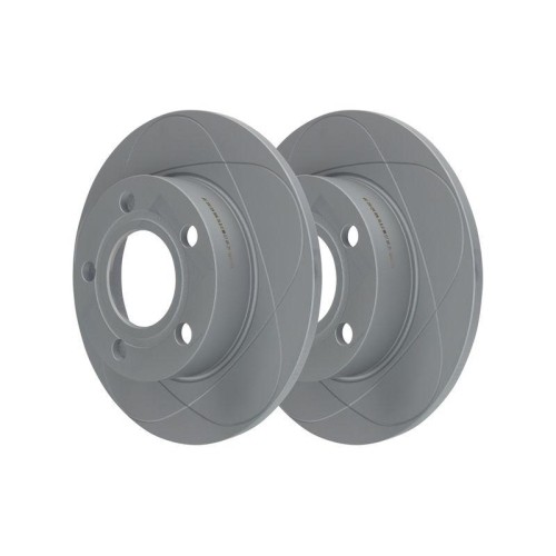 2X Bremsscheibe Ate 24.0310-0224.1 Passend FüR Vag-image