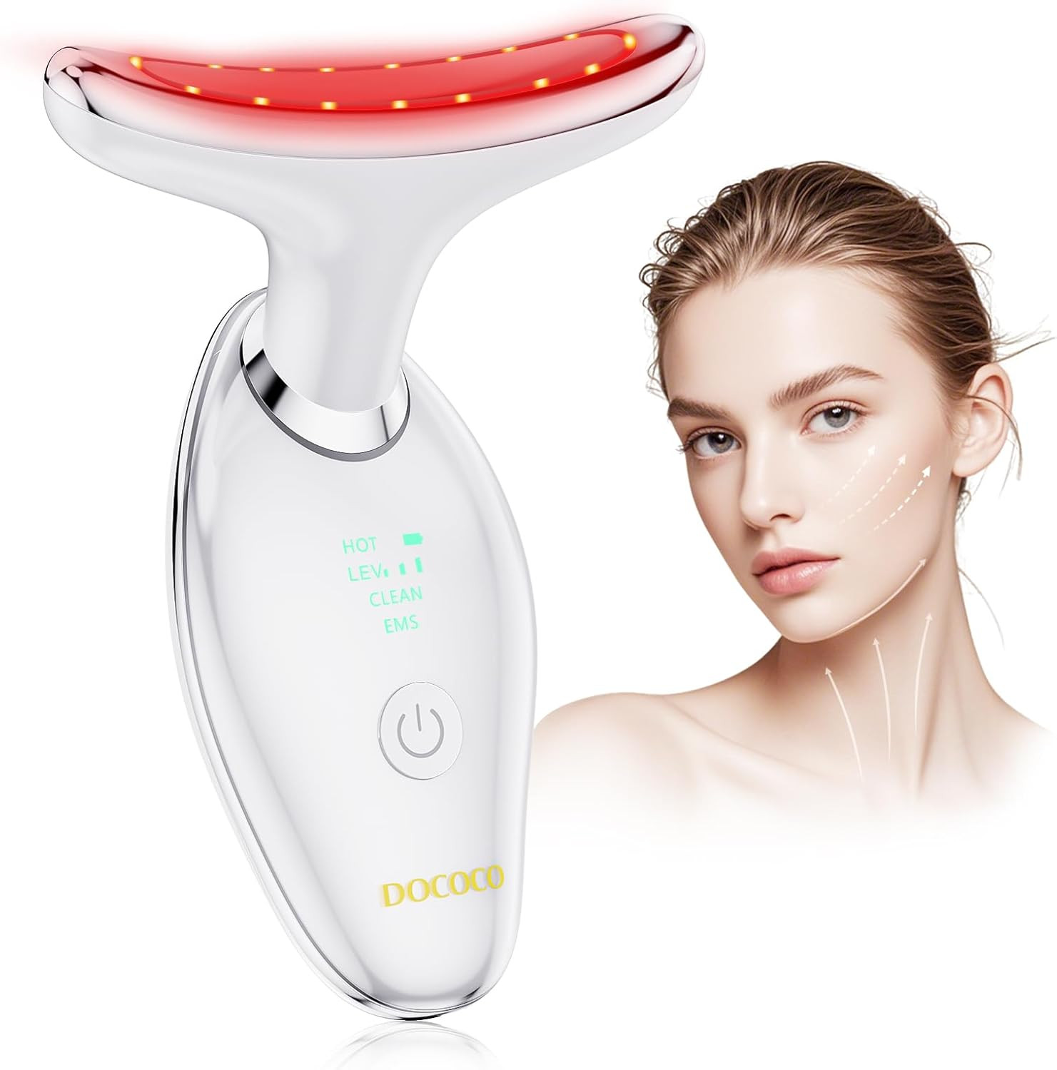 Dispositivo Lifting Viso Aggiornamento EMS - Massaggiatore Antirughe 45℃