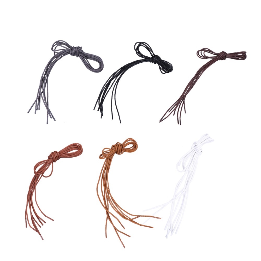 APL 12 paia lacci per scarpe rotondi lacci per scarpe cerati lacci per scarpe sottili accessori nuovi