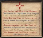 OUR FATHER PRAYER Paper Punch Sampler THE LORD'S PRAYER Framed COLORFUL! — photo 9