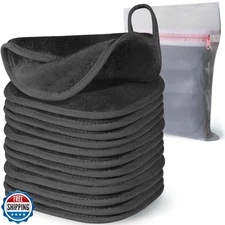 Makeup Remover Cloth, 6" x 6" Makeup Remover Towels Reusable Face Cloth for W