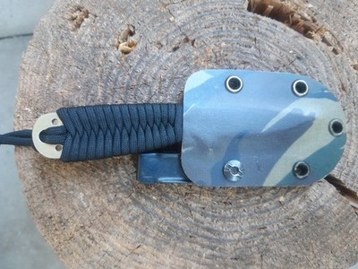 Messer Brisa Necker Scandi  Finland Customscheide Woodland 
