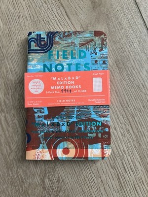 Pack Of Field Notes ''M x L x B x D'' Numbered Limited Edition - 2/3 Books, #4948