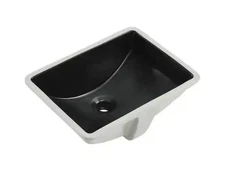 Swiss Madison SM-UM624 Plaisir 18-1/2" Rectangular Ceramic - Black (H