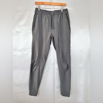 MTA Sport Gray Joggers Pants Size Small | Recycled Polyester Stretch Activewear