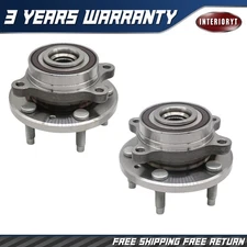 Pair Front Wheel Hub Bearing For 2010-2019 Ford Taurus Flex Lincoln MKS MKT