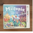Nintendo Miitopia Nintendo 3DS Role Playing Manual Included 2017 NTSC-U/C