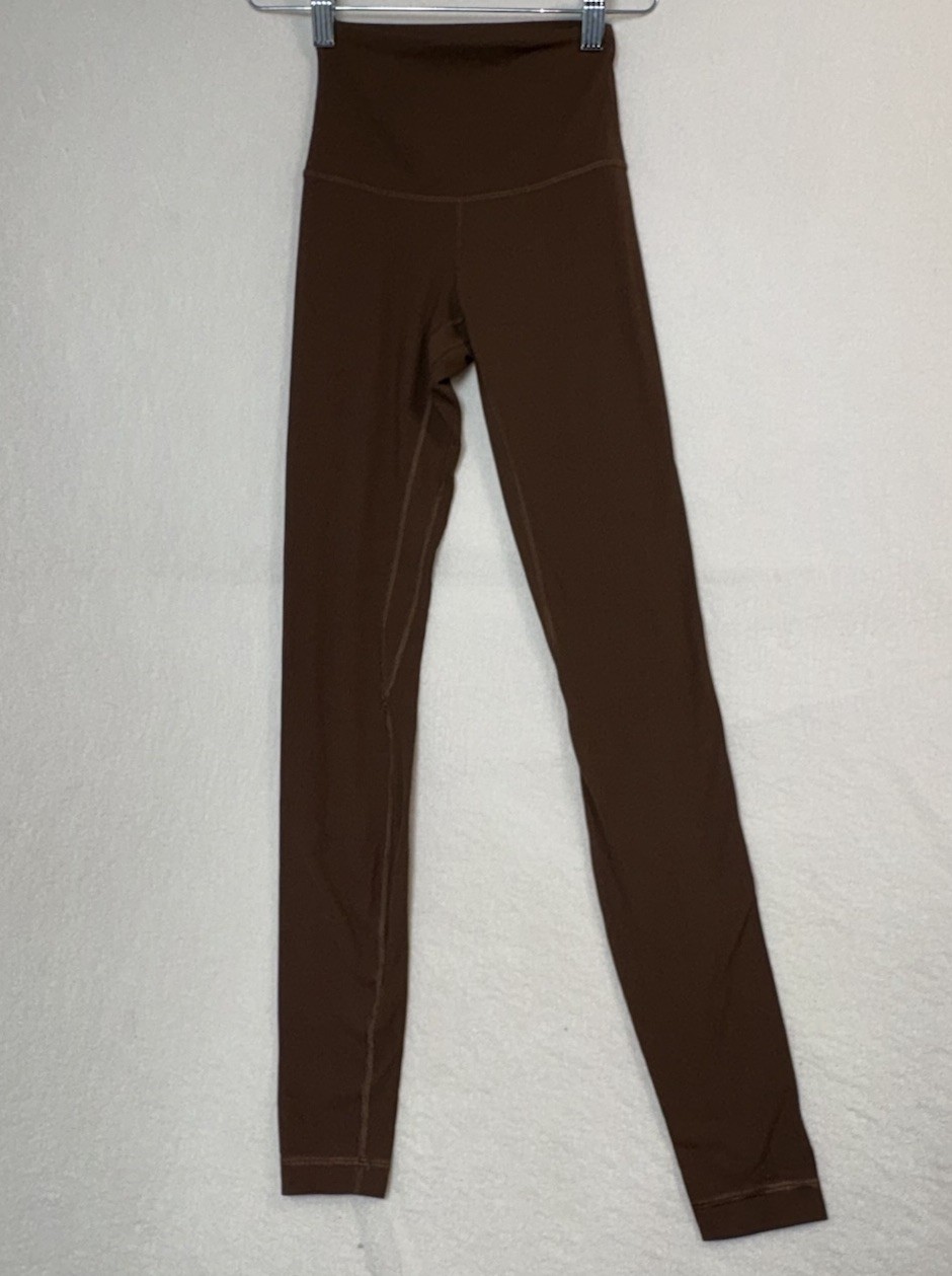 Lululemon Wunder Train HR Tights Java Brown Size 0 - image 1
