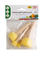 Runde Schaumstoffpinsel, 4Er-Set, Happy Color, 1–4 Cm