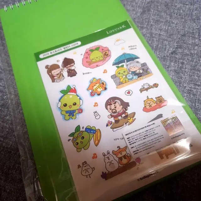 Lost Ark 2026 Mokoko Calendar & Sticker - Unopened New