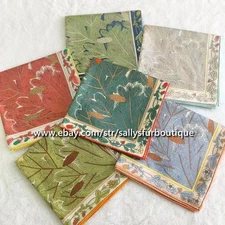 2025 Sallys 18 Momme Twill Silk Wrap Scarf Girl Moon Print Double Face Shawl 35"