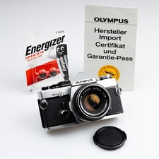 ⭐ TOP ⭐ SERVICED Olympus OM-2n OM-2 N  35mm SLR Camera Zuiko 1.8 50mm Lens
