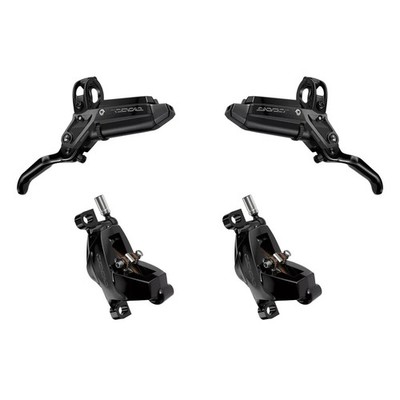 SRAM Code Stealth Silver Bremsenset (Paar) Fully Bled System