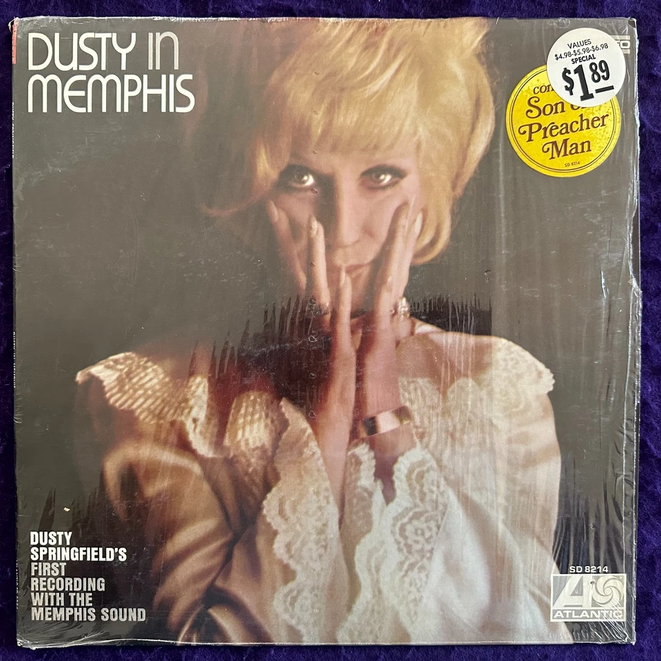 DUSTY SPRINGFIELD In Memphis LP SHRINK w/ Hype STICKER Tested '69 ATLANTIC Orig - Image 2 of 4