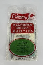 Coleman Lantern Silk Lite Mantles NO. 999 Hi-Power Bright Formula 2 Pack