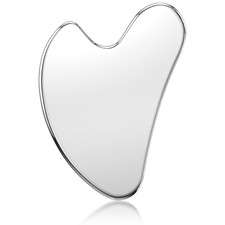 Stainless Steel Gua Sha Facial Tool, Metal Massage Scraper for Face  Body, Skin