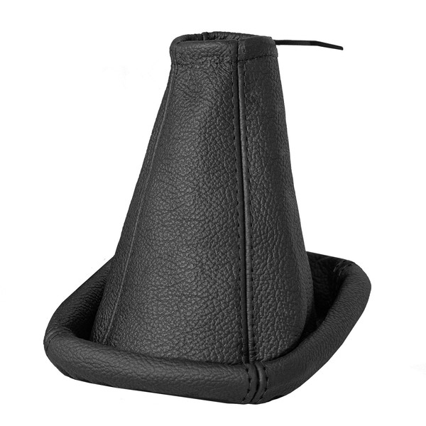 Schaltsack Schaltmanschette FüR Opel Corsa C 2000-2006 100% Echtes Leder Schwarz-image