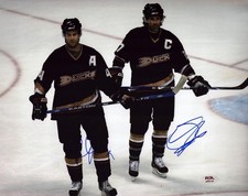 Rob and Scott Niedermayer Signed Autographed 11x14 Photo Nhl Hockey Legends PSA