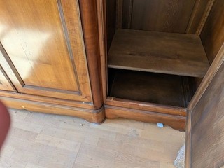 Solid Wood large antique mahogany wardrobe in N4 London Antoinette French