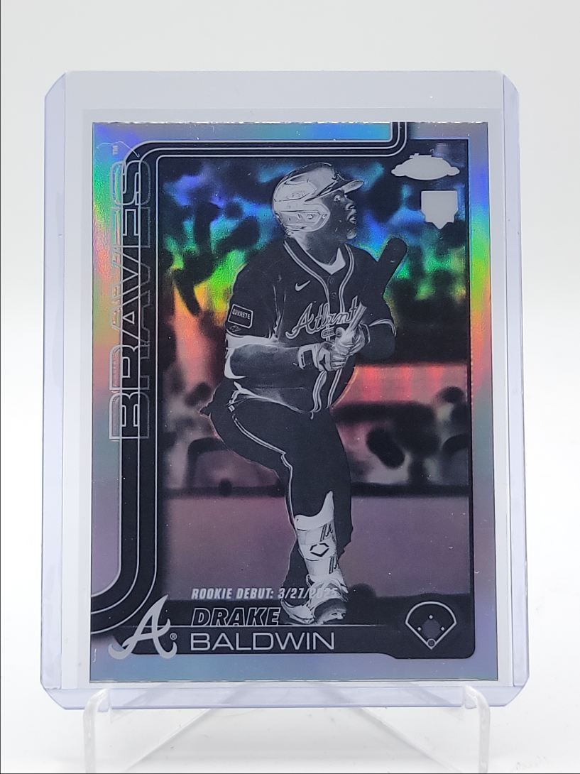 DRAKE BALDWIN 2025 TOPPS CHROME UPDATE ROOKIE DEBUT NEGATIVE B RC Q3967