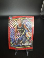 2025 Panini Prism Wnba 54/75 Red Power Prism Aziaha James #83