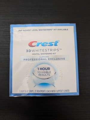 Crest 3D Whitestrips Supreme Professional Exclusive Kit