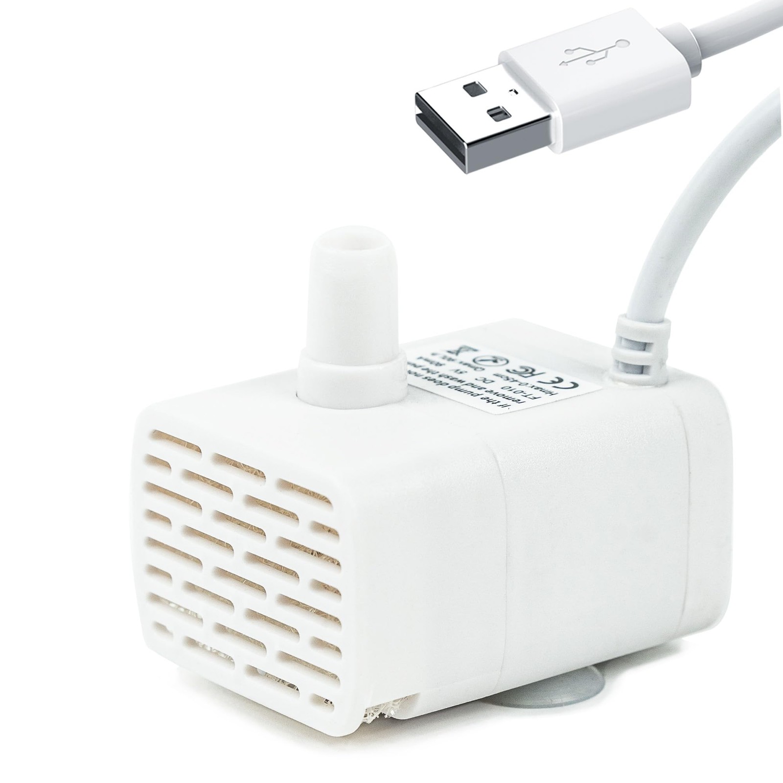 Fontaine à eau pour chat : mini pompe de rechange USB 90 l/h compacte