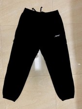Pantalones deportivos Awake NY clásicos para hombre con logotipo bordado negros lavados talla XL - S20