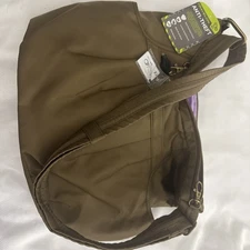 Travelon Slim Brown RFID Blocking Bag Anti-Theft Classic Purse