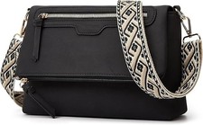 Crossbody Purse for Women Small Crossbody Bags Trendy Vegan Leather/soft suede