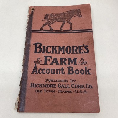 Bickmore s Farm Account Book 1917 Entries. Cool Piece Of History