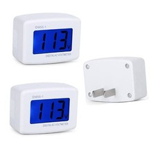 Plug in Voltage Meter, AC 80-300V LCD Digital RV Voltage Meter, AC 110 220V