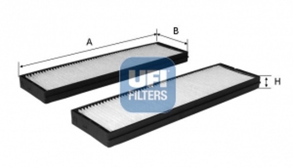 UFI Innenraumfilter 53.163.00 Partikelfilter FüR Hyundai PB PBT I20 1 Crdi LPG-image