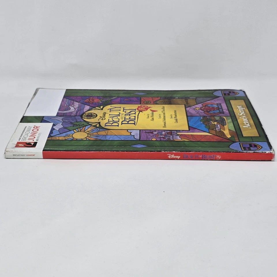 Libro musical Disney La Bella y la Bestia JR guión de actor Broadway Junior MTI Foto 2 de 4