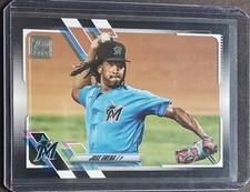 2021 Topps Jose Urena 40/70 Black Miami Marlins