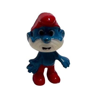 Ferrero Ü-Ei Figur Papa Schlumpf - 4 cm Grundmaterial Dunkelblau    #1865