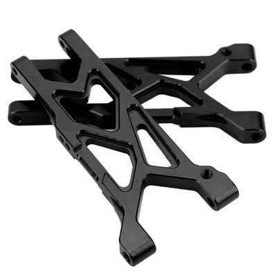 Black RC Front Lower Suspension Arms Kit 1/10 RC Front Lower Swing Arm For ARRMA