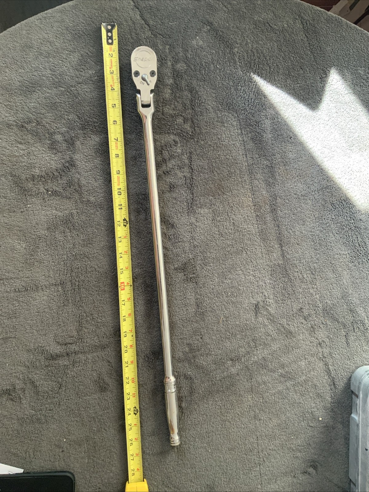 Snap On Slf80a, Long 1/2” Drive Swivel Head Ratchet….works Fine….used….