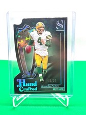 2025 Silhouette Brett Favre Hand Crafted MVP Cracked Ice /25 Green Bay Packers