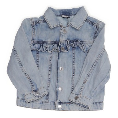 H&M, Jeansjacke, Mädchen, Größe: 98, Blau, Baumwolle, Einfarbig, Denim #PTd