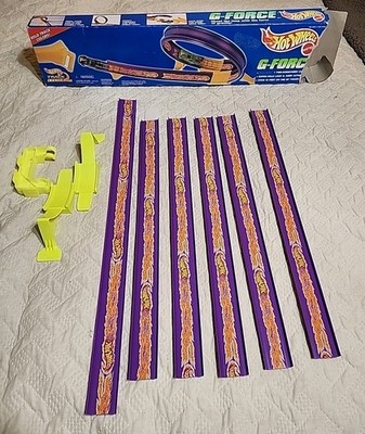 Vintage 1995 Hot Wheels G Force Stunt Set Mattel Toys Incomplete 1684
