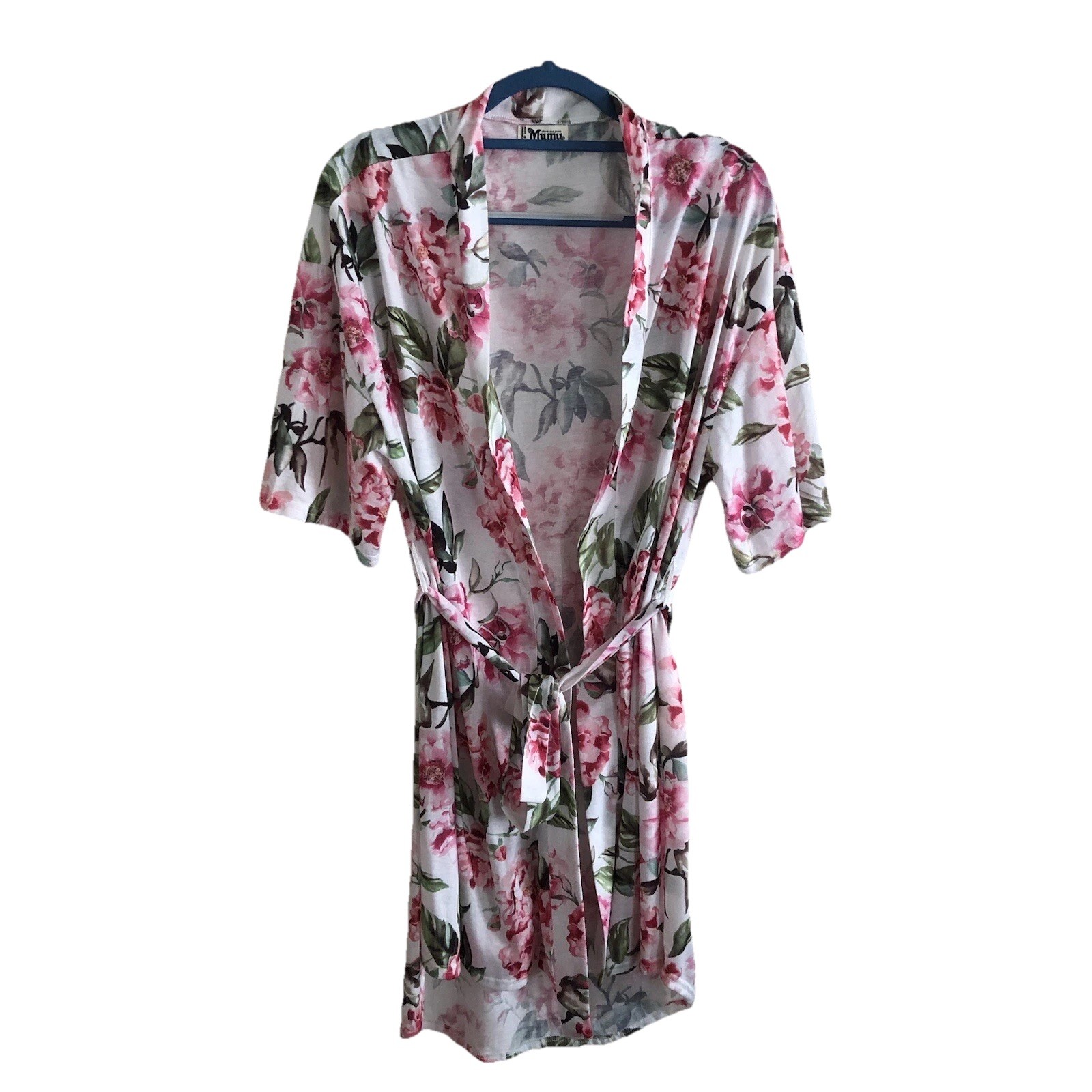 Show Me Your Mumu Brie Kimono Robe ONE SIZE Garden of Blooms  Tropical Floral OS