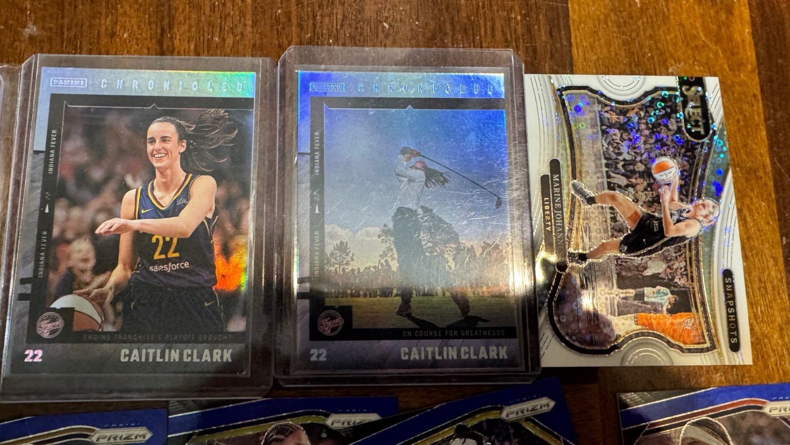 2025 WNBA Prizm Refractors Color, Auto Lot Of 52 Card Caitlin Clark -NO BASE view 9