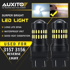 2X 3157 3156 4157 48smd LED White Brake backup reverse Turn Signal Light Bulb EW