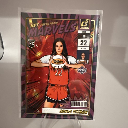 2025 Panini Donruss WNBA - Net Marvels Sonia Citron #4 Press Proof Purple (RC)