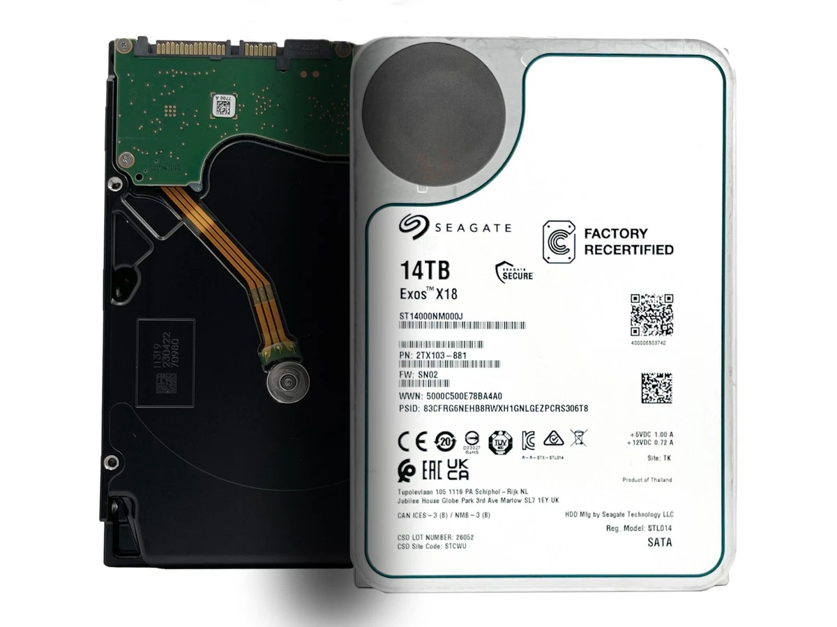 SEAGATE Enterprise SATA 12TB 中古動作確認済み③ Seagate Enterprise Capacity ST12000NM0127 12TB 7200RPM SATA 6Gb/s