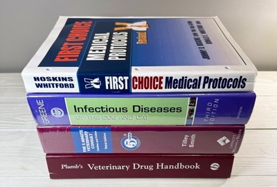 Veterinary Medical Book Bundle (4):  Plumb's, 5 Minute, Infectious Diseases