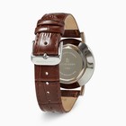 Longvadon Classic Marron Quartz Analog Watch 40mm Brown Leather Strap Box — photo 3