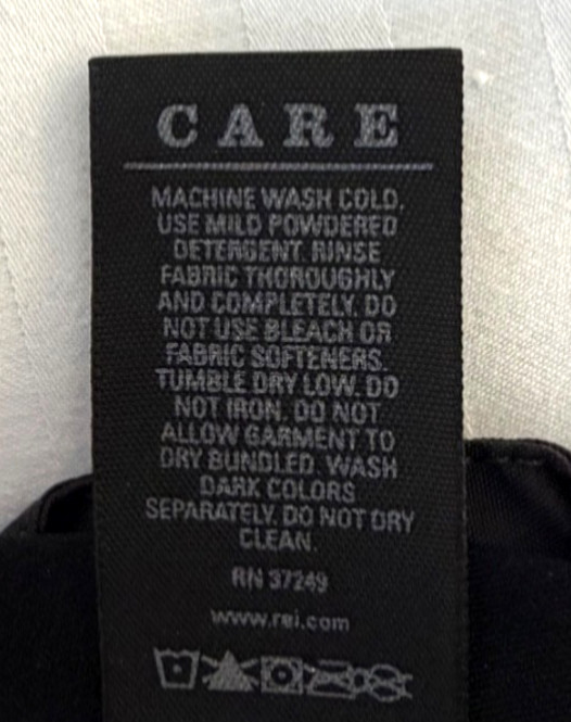 REI E1 Elements Nylon RainCoat Jacket Trench L Bl… - image 21